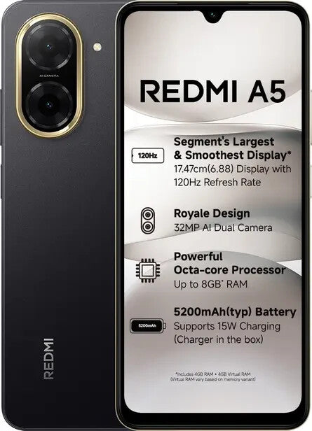 Xiaomi Redmi A5 (4+4RM/ 128GB)